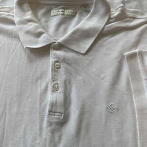 Joseph Abboud‎ Polo Shirt Men's XXL White Cotton Short Sleeve